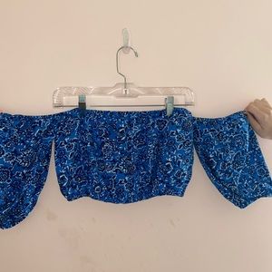 Cropped Off the Shoulder Top